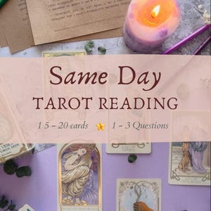 SAME DAY Tarot Legung |  Psychische Genaue Lesung
