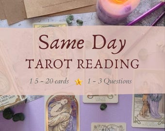 SAME DAY Tarot Reading |  Psychic Accurate Reading