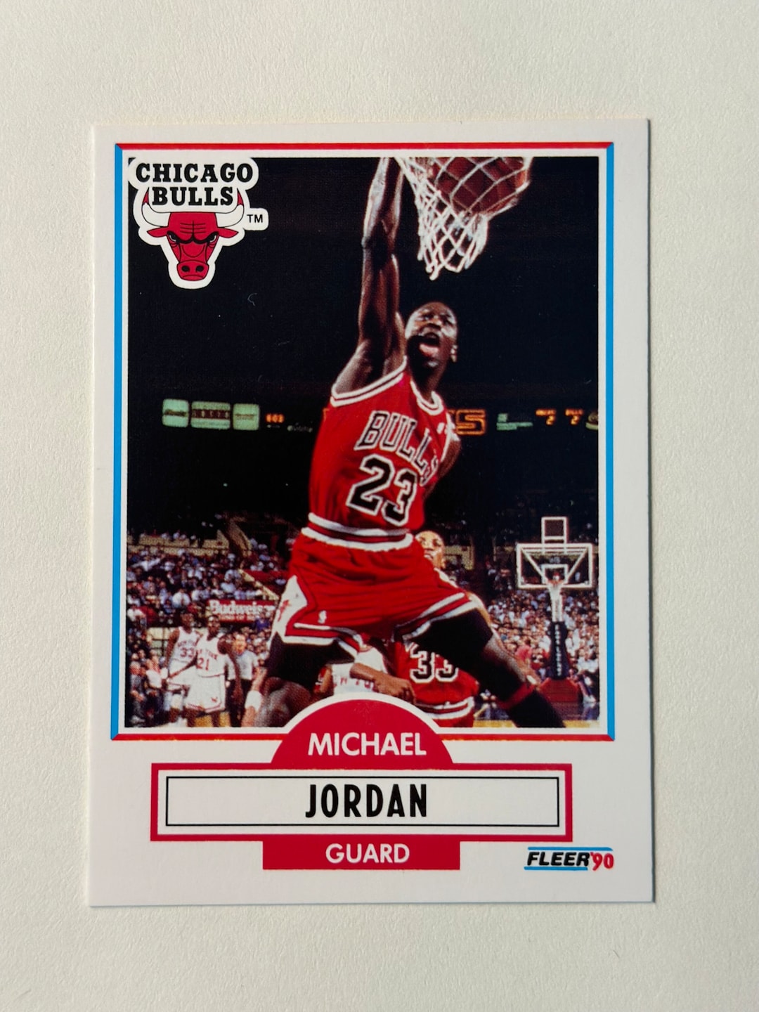 michael jordan fleer 1990 card value