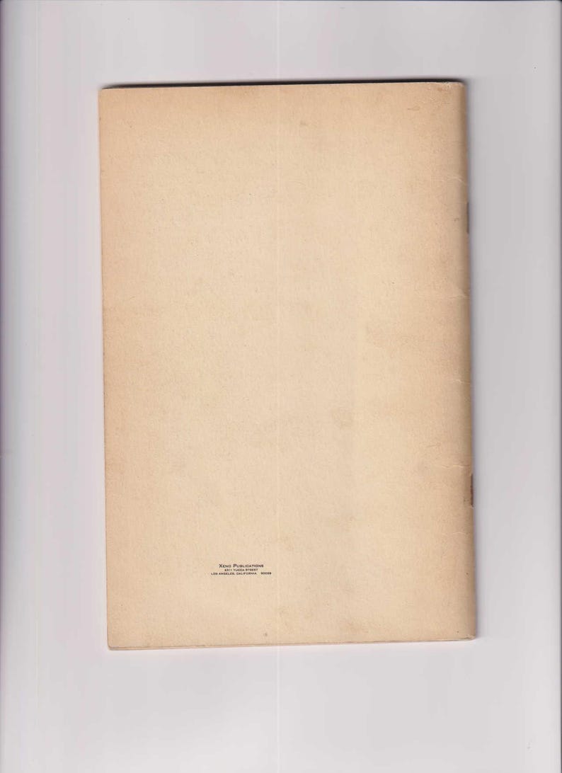 May include: Blank, off-white, paper book cover with the text "Read Publications, 1451 S. La Brea Avenue, Los Angeles, California 90019" printed in black at the bottom.
