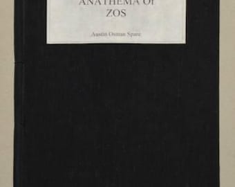 Austin Osman Spare, Anathema of Zos - Libro antiguo hecho a mano