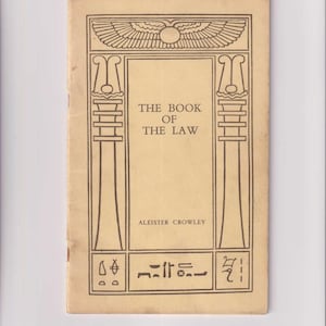 Aleister Crowley, Book of the Law