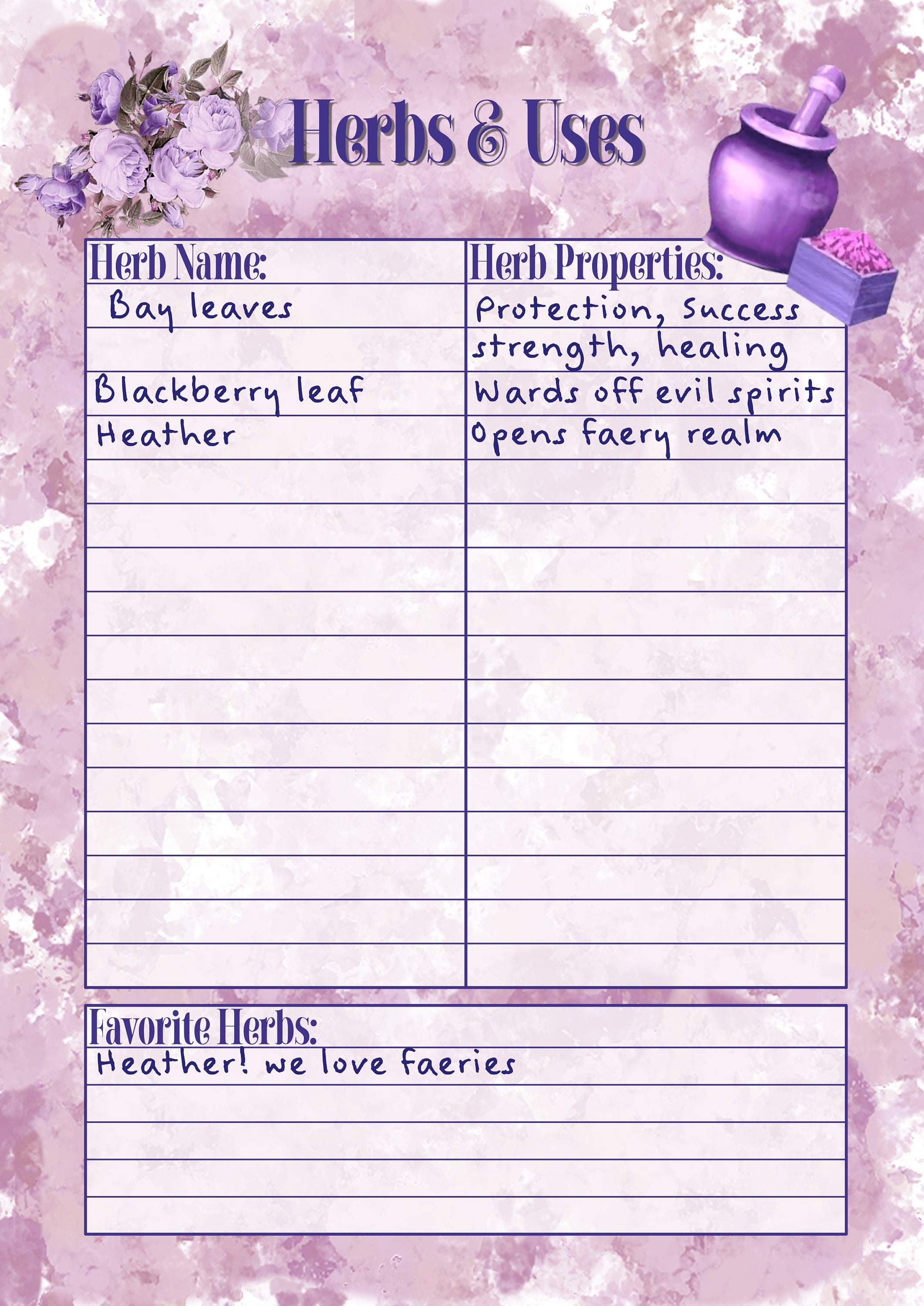 Witchy Planner, Wicca Printable, Printable Witch Bundle Set, Calendar ...