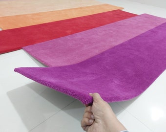 modern abstract  hand tufted area rug for living room, contemporary handmade designer multi color rug