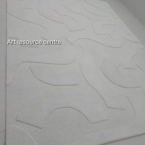 Premium Quality Modern Abstract Handmade Designer ivory 9x12  Woolen  Tufted Area Rug for Living Room Bedroom Dining room Office 6x9 8x10