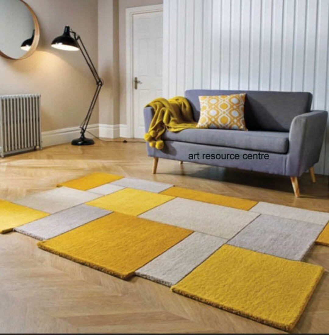 Modern Abstract Area Rug for Living Room . Bedroom Etsy