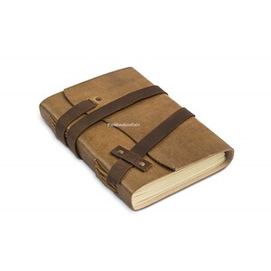 Personalized Leather Journal Notebook Refillable, Leather Sketchbook Diary, Mother&#39;s Day GifTGifts for Writers Poets 6X8