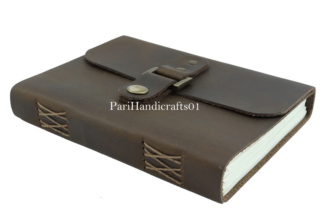 Vintage Leather Journal Recycled Paper Journal, for Notes, Notebook