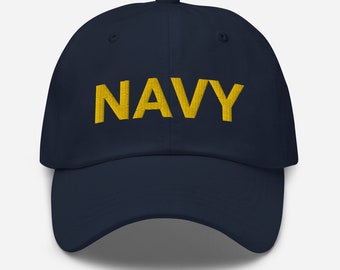 Navy Veteran Embroidered Hat