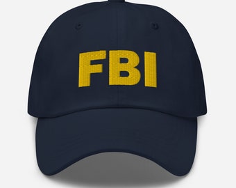 Fbi Hat - Etsy