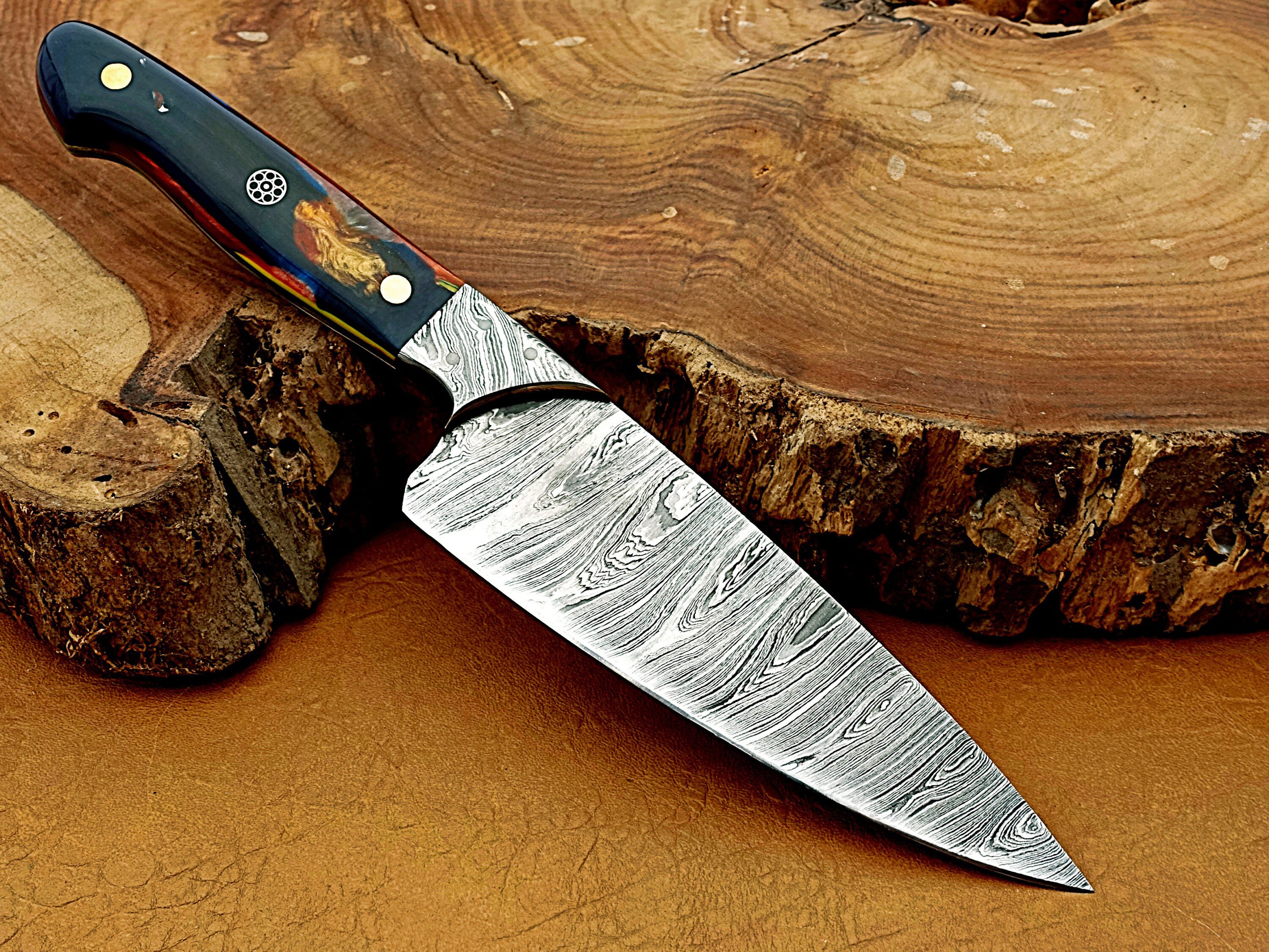 Chef Knife Damascus Kitchen Chef Knife Master Chef Knife Etsy