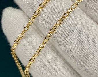9ct Gold Chain - Etsy