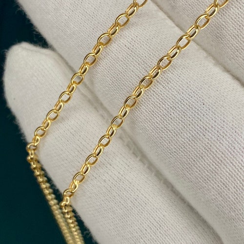 Solid 9ct Gold Belcher Chain 2.2mm 