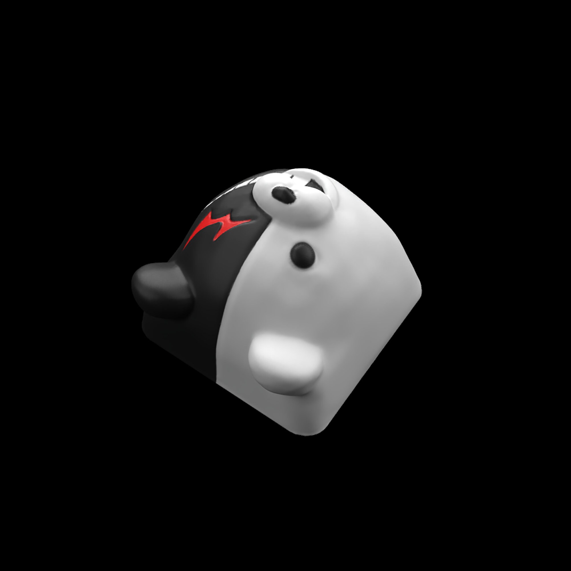 Artisan Keycap Monokuma Mechanical Keycap Digital Stl Etsy