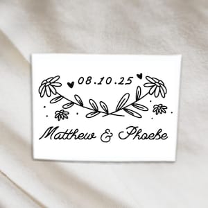 Custom Fine Line Kranz Floral temporäres Tattoo Custom, Hochzeit Tattoo, Liebe Valentinstag, Liebhaber Geschenk, Events Tattoo, Hochzeitsgeschenke