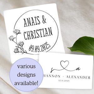Benutzerdefinierte Hochzeit Fine Line Blumenkranz temporäres Tattoo Custom, Hochzeit Tattoo, Liebe Tattoo, Liebhaber Geschenk, Hochzeit Gunst, Name Tattoo