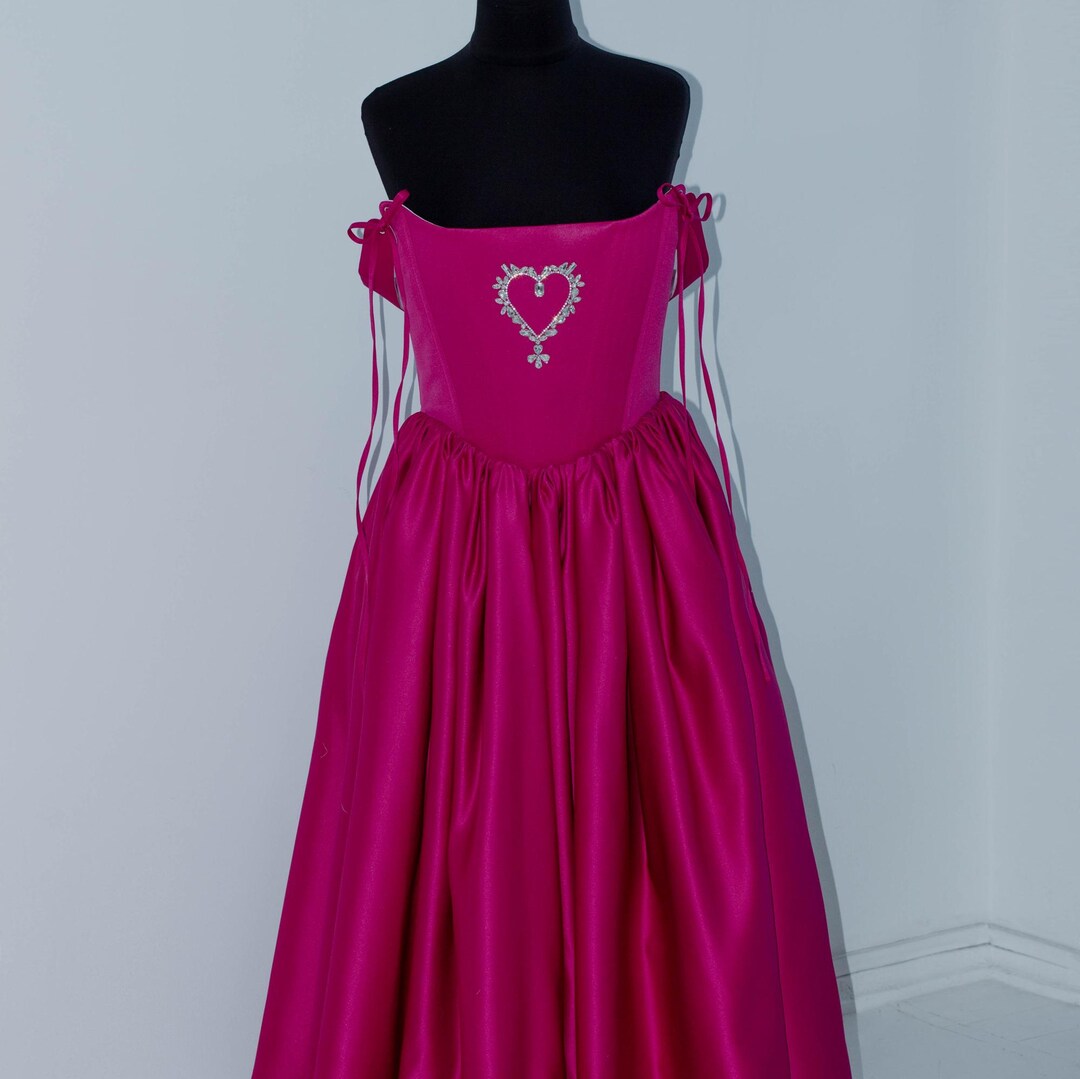 Sexy French Ball Gown Straps Holiday Dress Floral Pink Birthday Dresses Birthday Outfits