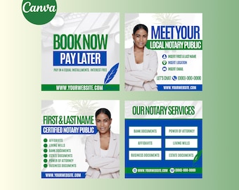 Notary Public Service Flyer, Mobile Notary Flyer, Notary Marketing Flyer, Notary Business, Notary Bundle, Notary Business Templates