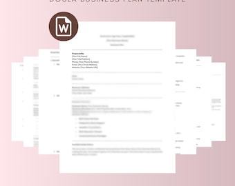 Doula Business Plan Template, Business Plan Template, Doula Business Bundle, Doula Business Kit, Postpartum Doula, Birth Doula