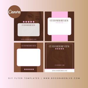 Kundenrezensions-Flyer, Kundenrezensions-Vorlage, Kundenbewertungen, Kunden-Feedback-Flyer, E-Flyer
