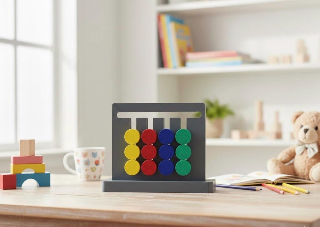 Color Matching Logic Game - Fine Motor Skills Educational Toy - Etsy