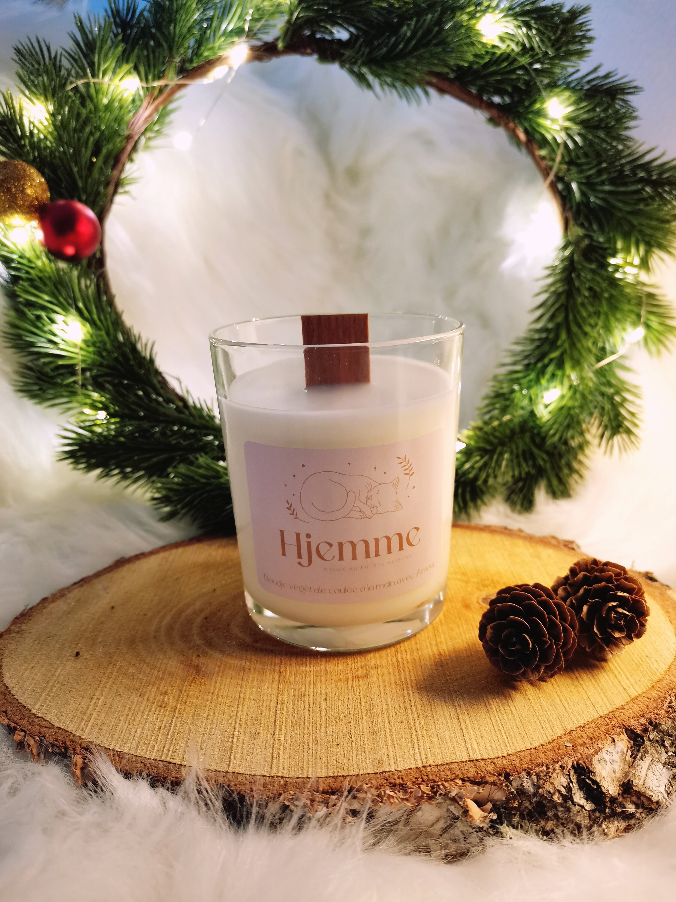 Bougie Végétale Parfumée Fleur de Coton