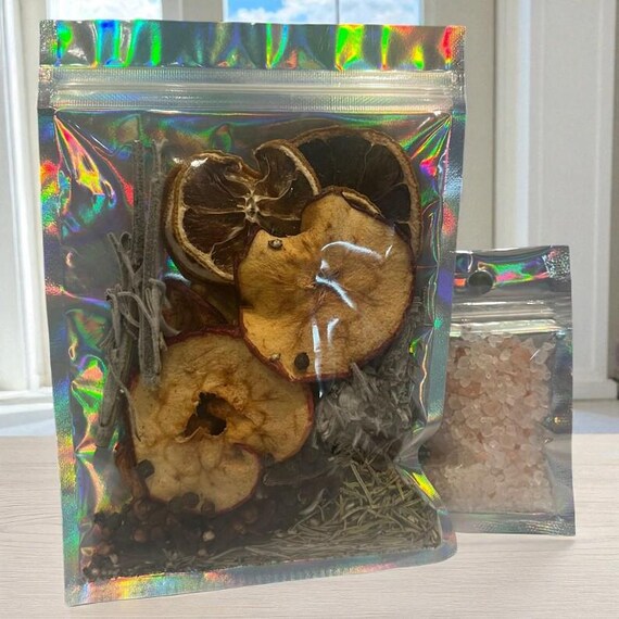 Protection Simmer Pot Pouches, Natural Air Freshener, Stovetop Potpourri, Gift Basket Filler, Cauldron Incense, Home Fragrance Burn Packs