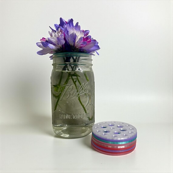 Flower Frog Stem Arranger: Mason Jar Lid Insert, Propagation Tool