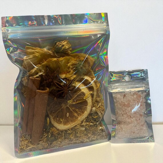 Joy Simmer Pot, Natural Air Freshener, Stovetop Potpourri, Gift Basket Filler, Burn Pack, Happiness & Cheer Home Fragrance, Cauldron Incense
