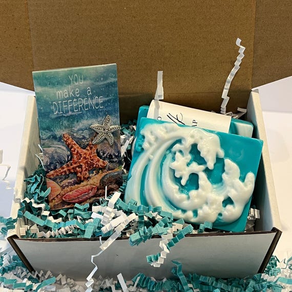 Ocean Encouragement Soap Gift Set: Goats Milk, Starfish Story