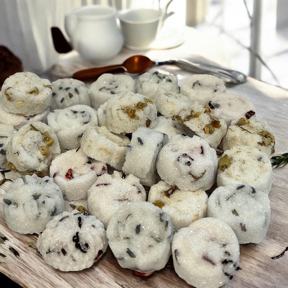 Herb Infused Gourmet Sugar Cubes: Tea & Coffee Drink Enhancer