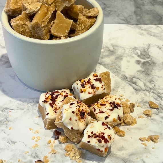 Brown Sugar Butter Candy: Spicy Chocolate Almond Bark Fudge