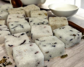 Herbal Infused Sugar Cubes: Gourmet Coffee & Tea Sweetener