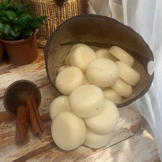 Cinnamon Stick Soy Wax Melts, Aromatherapy Wax Tarts, Natural Dried Herbs, Christmas Scented Melts, Home Fragrance, Manifestation Wax Cubes