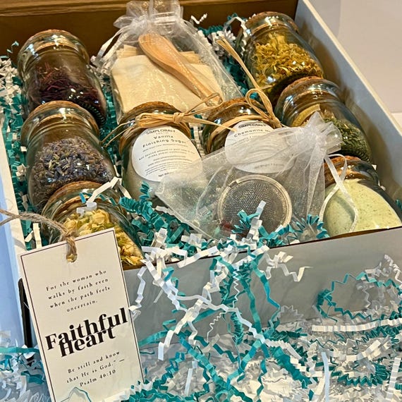 Herbal Tea Ritual Set, Soul Nourishment Box, Spiritual Gift