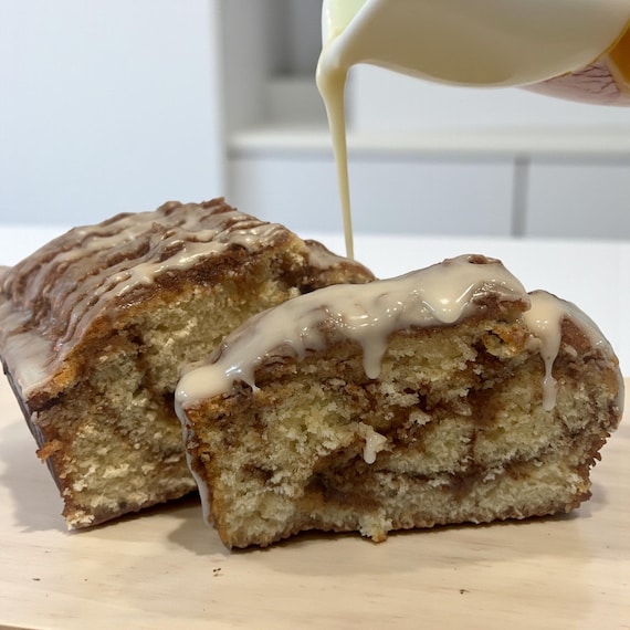Maple Glazed Cinnamon Roll Bread: Old Fashioned Breakfast Loaf