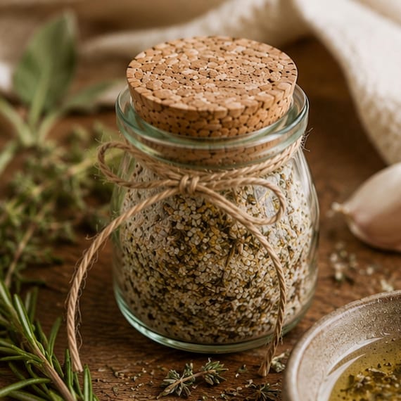 Homestead Kitchen Garlic Herb Butter Blend Seasoning, Roasted Vegetable Salt, Gourmet Pantry Spice