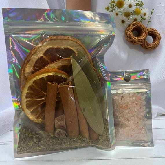 Motivation Simmer Pot Pouch, Stovetop Simmering Potpourri Air Freshener, Incense Gift Basket Filler, Cauldron Burn Packs, Home Fragrance