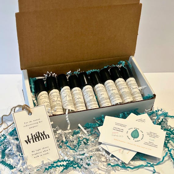 Leaf of Life Alignment Ritual Oil Collection, Divine Feminine Intention Gift, Self Care Aromatherapy