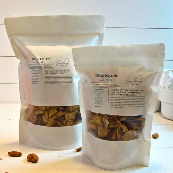 Pecan Praline Crunch Party Mix: Gourmet Sweet Holiday Treat