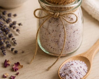 Lavender Rose Sugar, Tea Sweetener, Baking Garnish, Cocktail Mixer, Floral Mocktail Rimmer, Gourmet Pantry