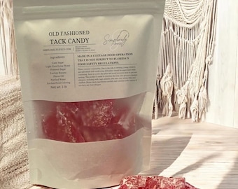 Old Fashioned Red Hard Tack Candy: Nostalgic Homemade Treat