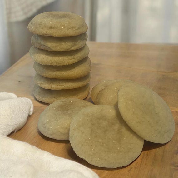 Old Fashioned Sugar Cookies, Homemade by the Half or Whole Dozen