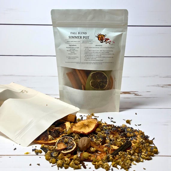 Slow Living Aromatherapy Simmer Pot Mix: Botanical Stovetop Potpourri Blend