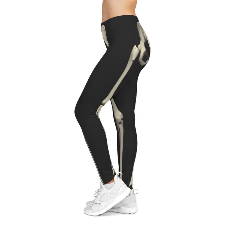 Women's Skeleton Spandex Leggings image 4
