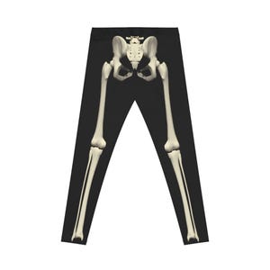 Women's Skeleton Spandex Leggings image 6