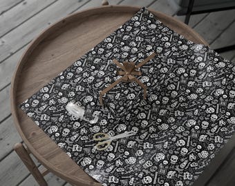 Goth Boneyard Pattern Wrapping Paper