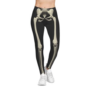 Women's Skeleton Spandex Leggings image 2