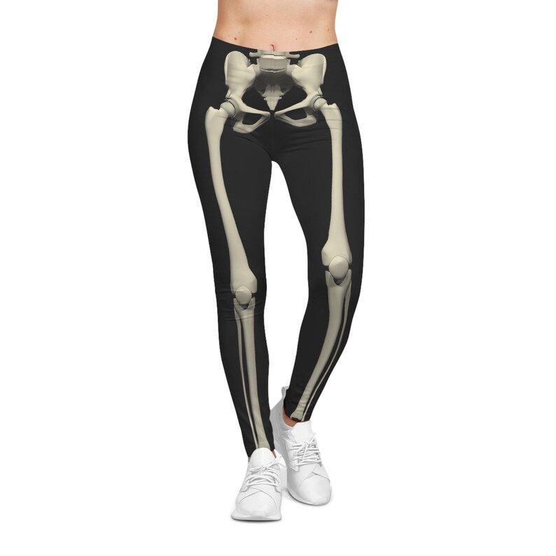 Women's Skeleton Spandex Leggings image 2