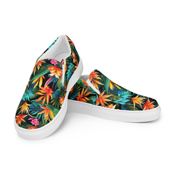 Hawaiian Style Men s slip on canvas shoes